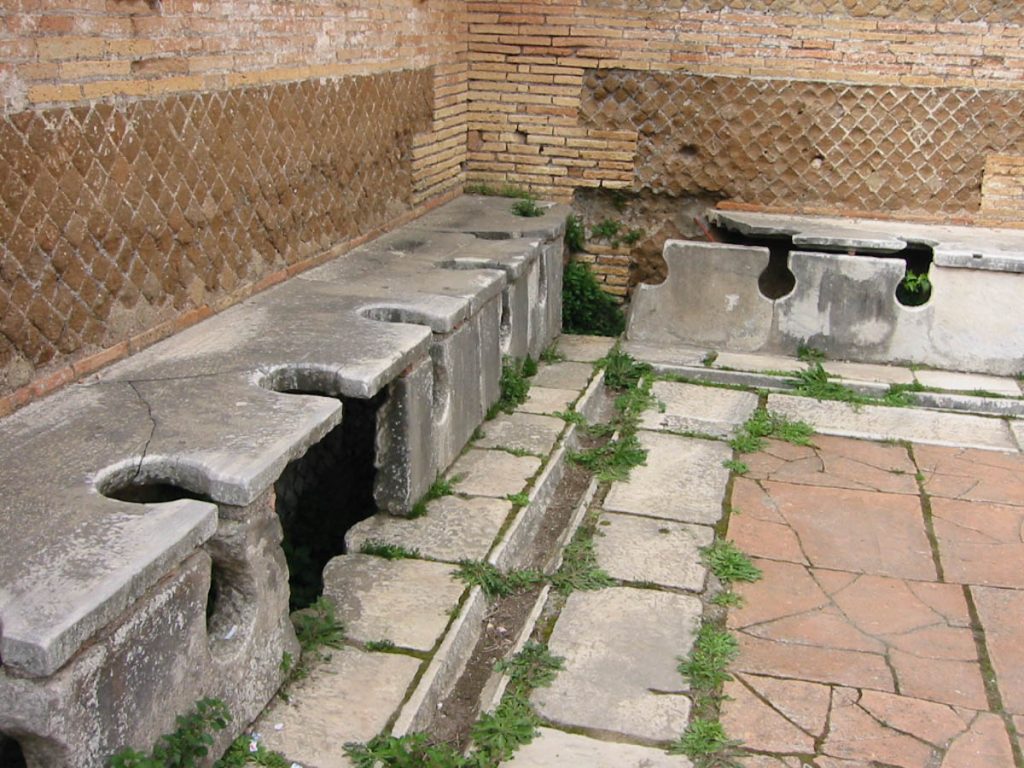 Inodoros del la Roma Antigua